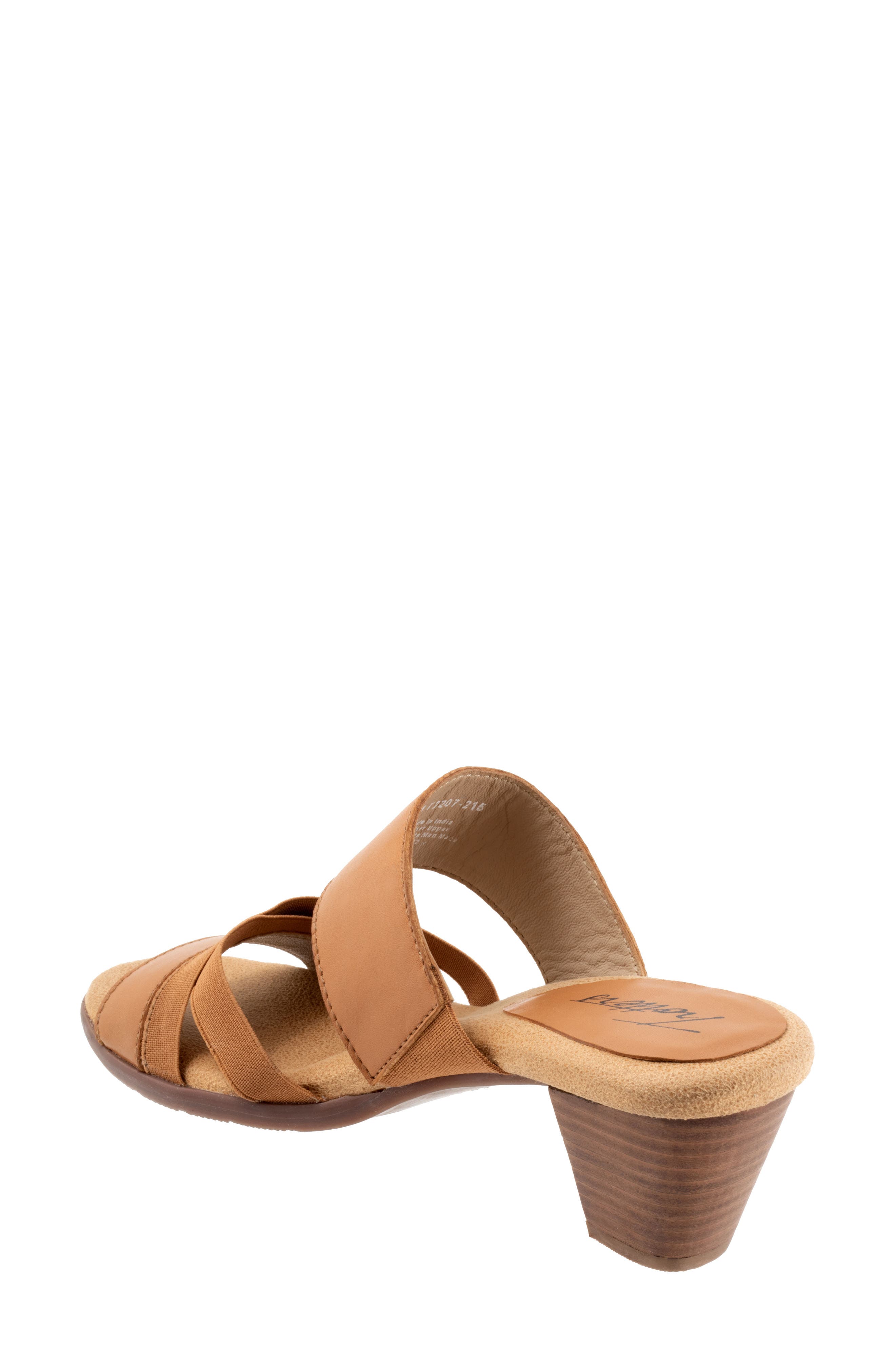 Maxine Slide Sandal, Alternate, color, LUGGAGE