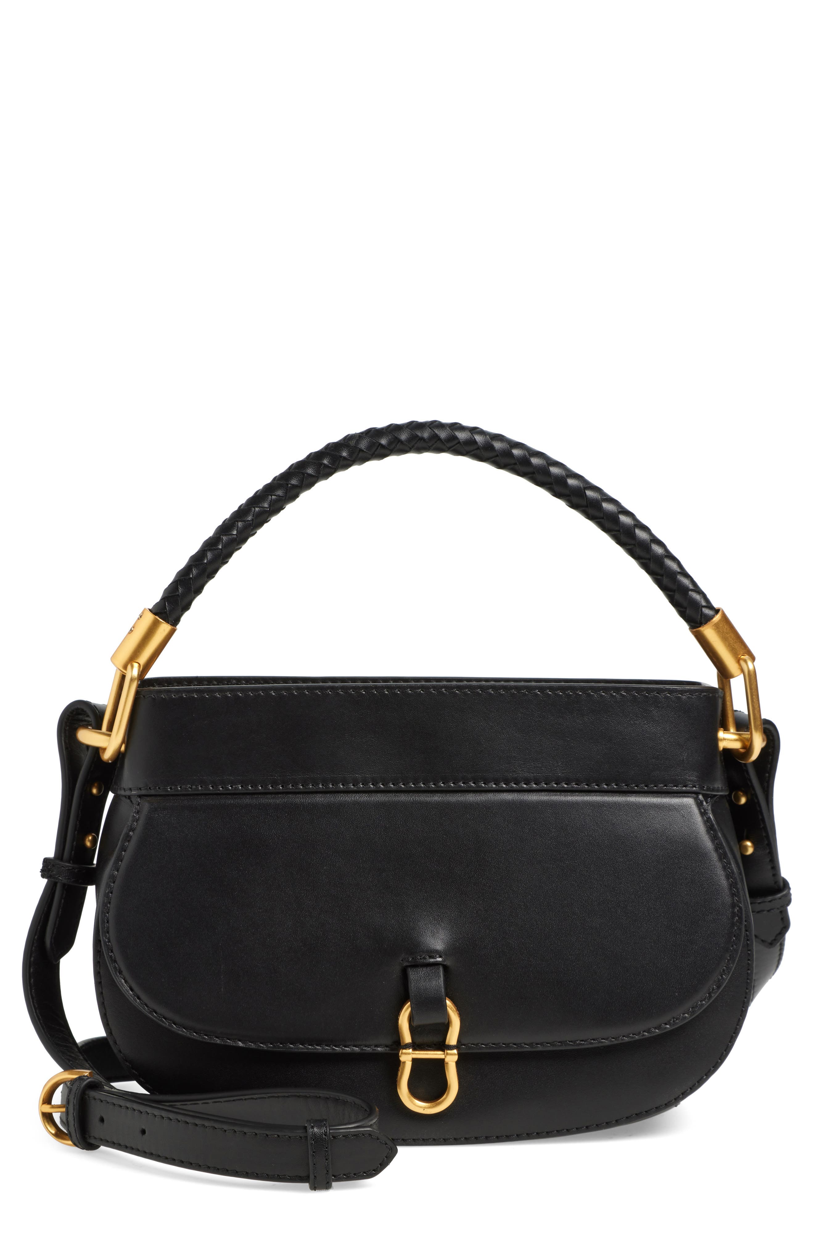 Vince Camuto Dahna Top Handle Leather Satchel, Main, color, 