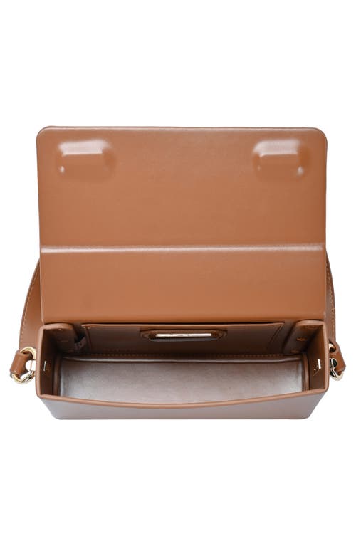 Madison West Structure Mini Shoulder Bag In Tan