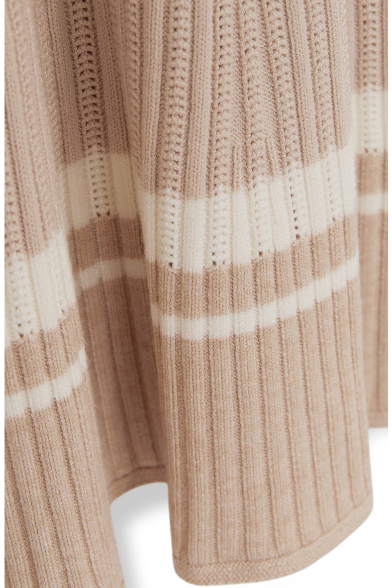 Kids' Long Sleeve Rib Sweater Dress, Alternate, color, PALE PINK