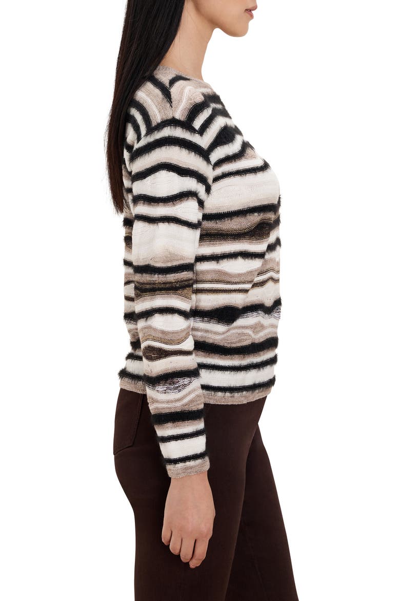Odyssey Mix Sweater, Alternate, color, BROWN MULTI