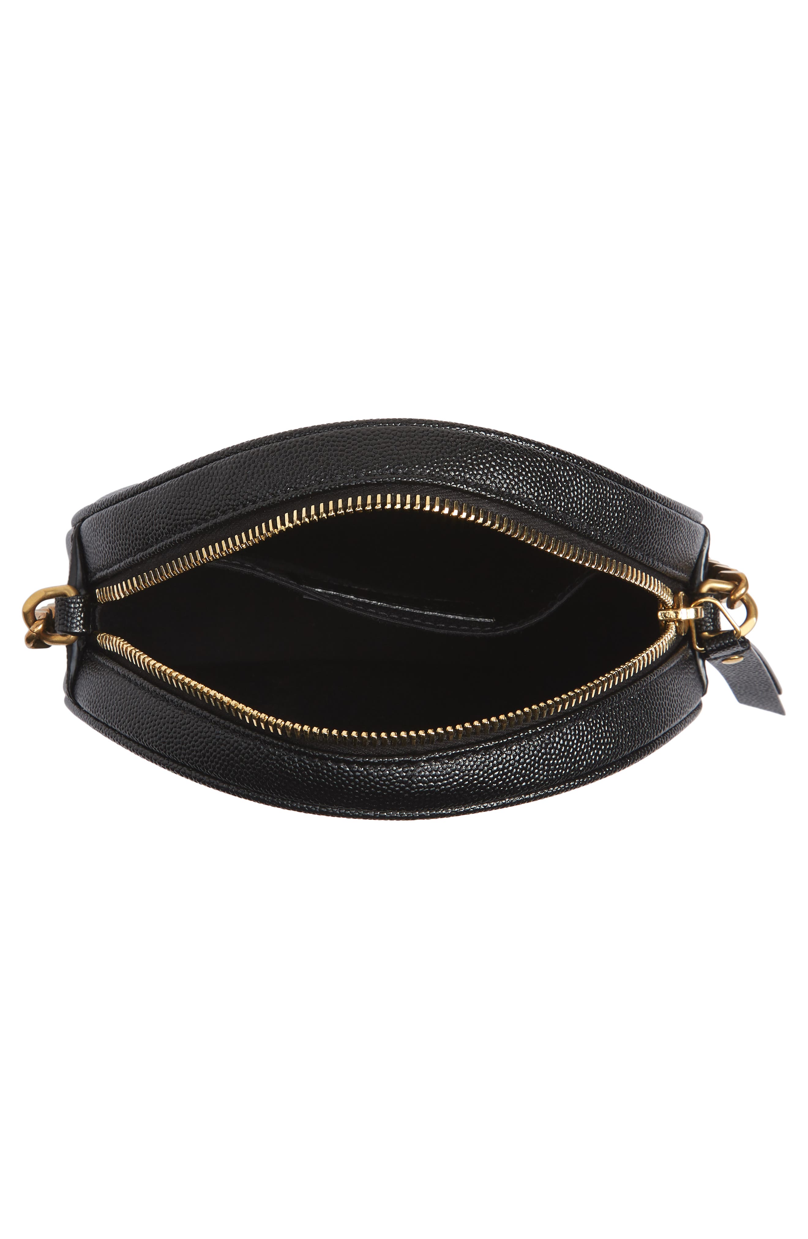Saint Laurent Vinyle Matelassé Leather Crossbody Bag, Alternate, color, 