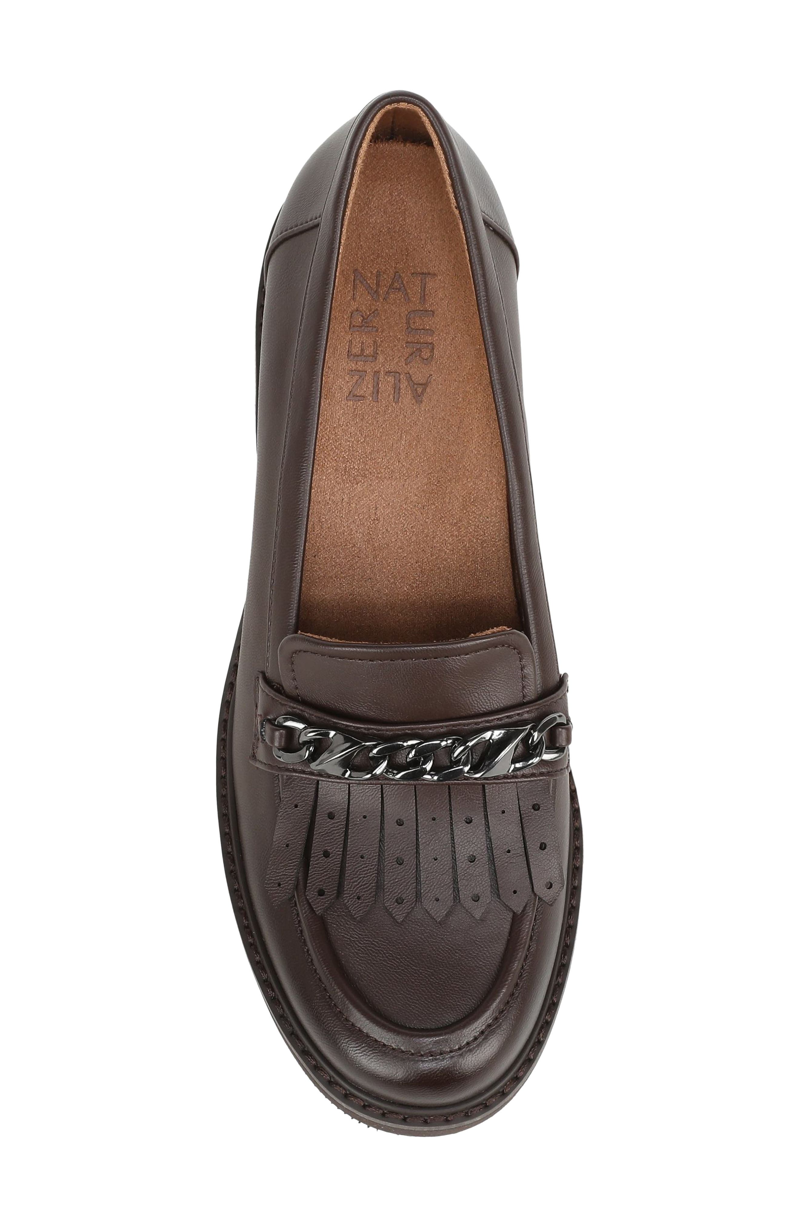 Celia Faux Leather Loafer, Alternate, color, OXFORD BROWN FAUX LEATHER