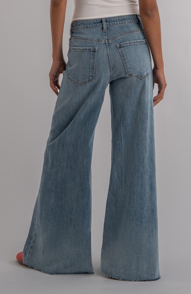 KUT from the Kloth Blake High Waist Superwide Leg Jeans, Alternate, color, Bright