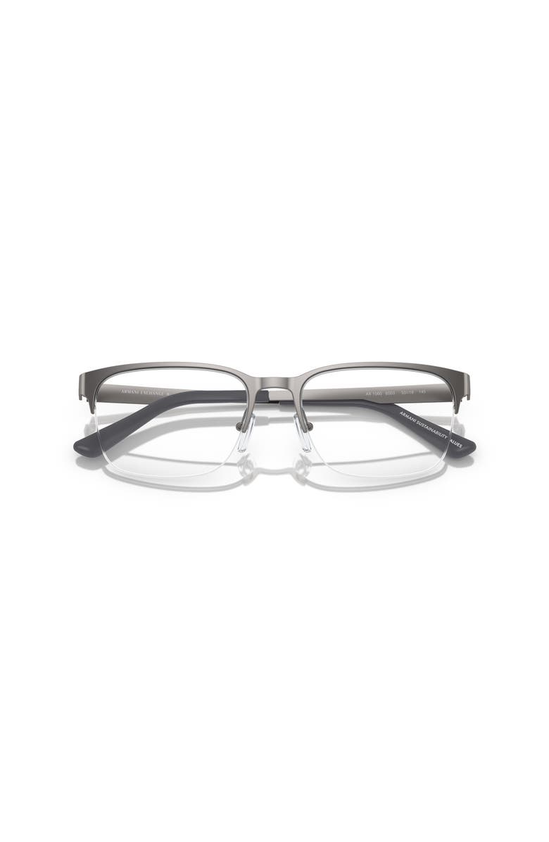 Armani Exchange 55mm Rectangle optical glasses, Alternate, color, Grey