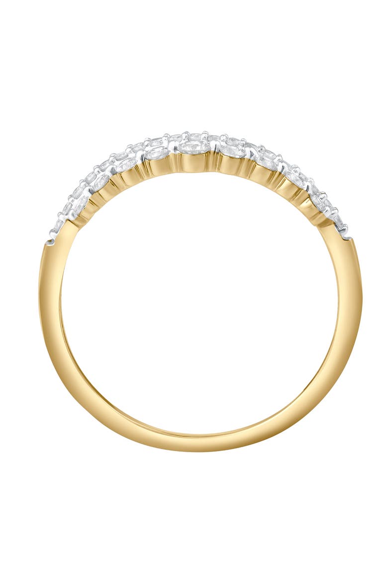 Serena 0.55 Cts Natural Diamond Duo Set 14K Gold Ring Set, Alternate, color, 14K Yellow Gold