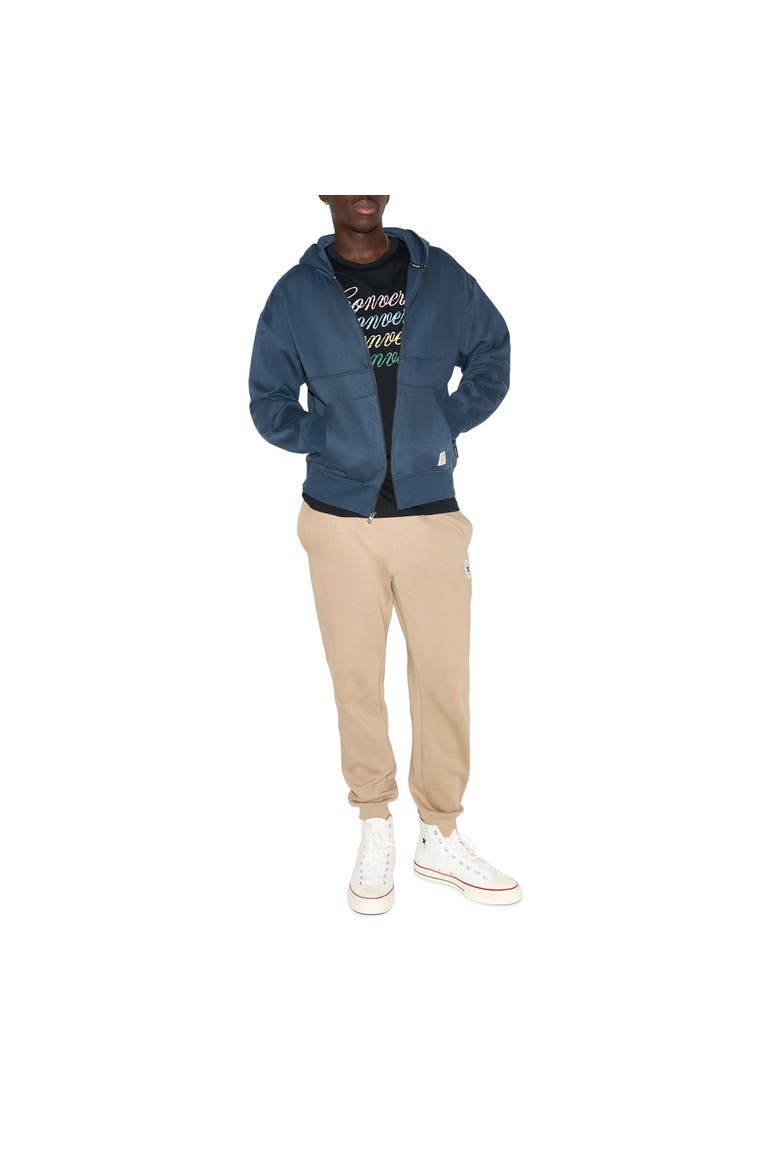 Chore Full Zip Hoodie, Alternate, color, MEDIUM INDIGO