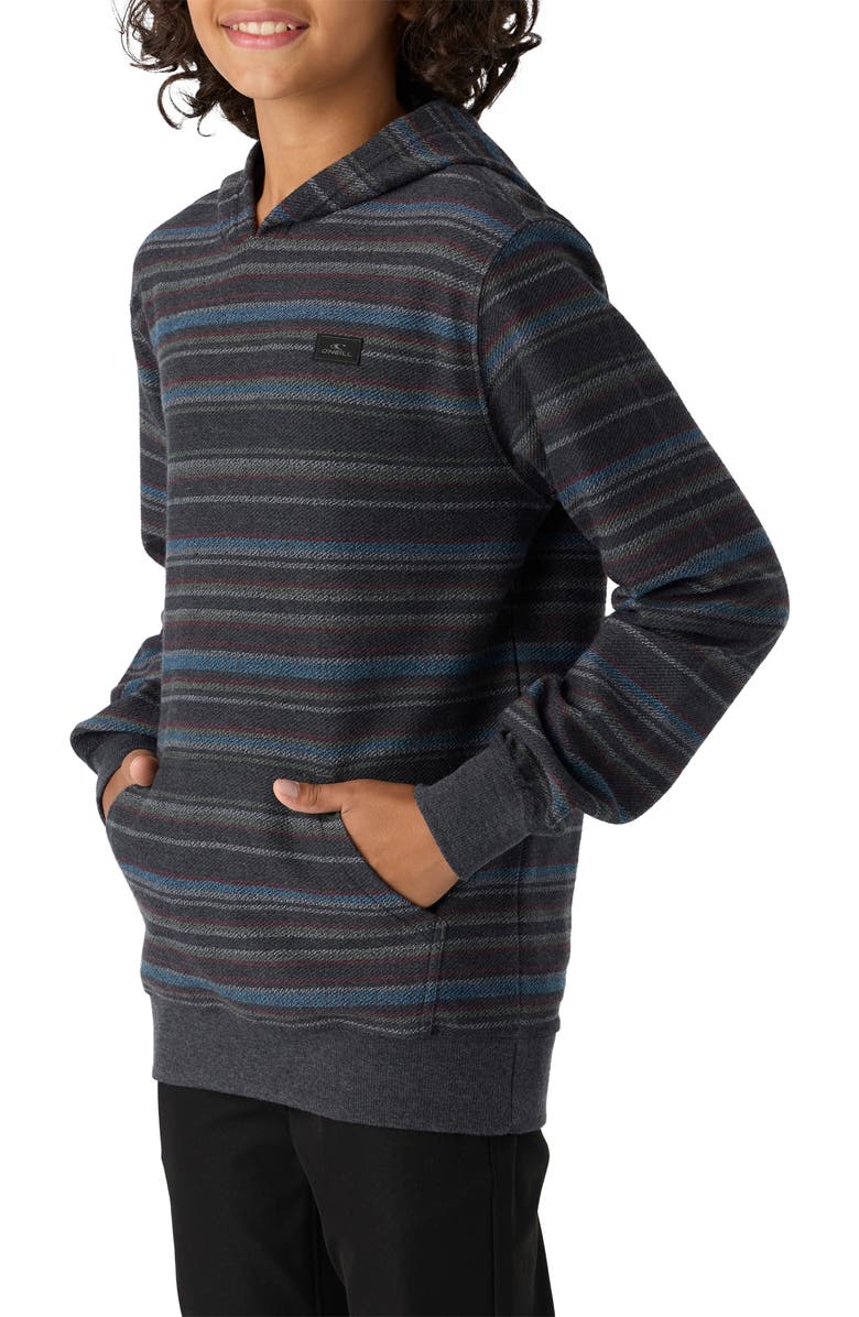 O'Neill Kids' Bavaro Stripe Pullover Hoodie, Alternate, color, 