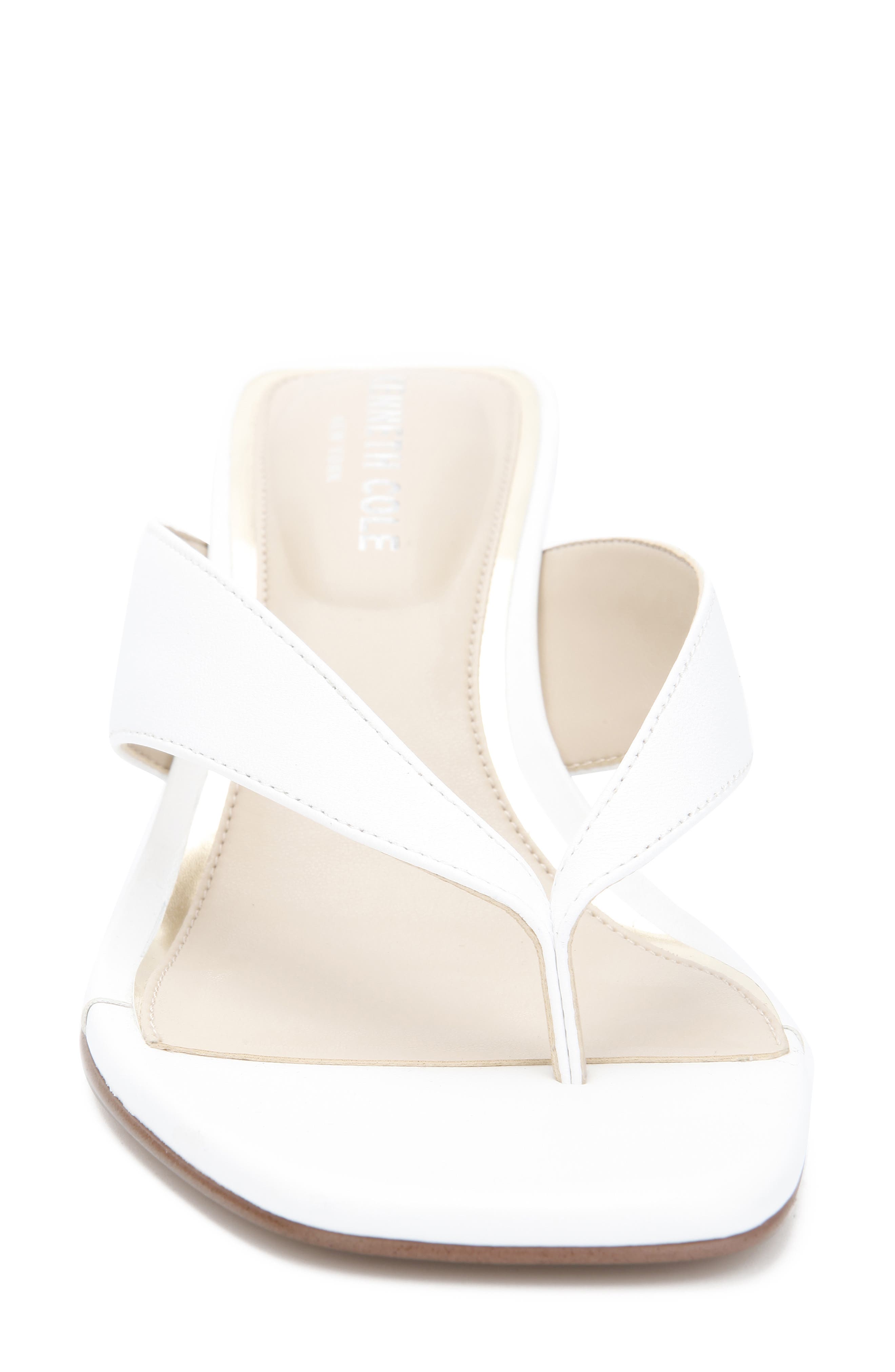 Macen Sandal, Alternate, color, WHITE LEATHER