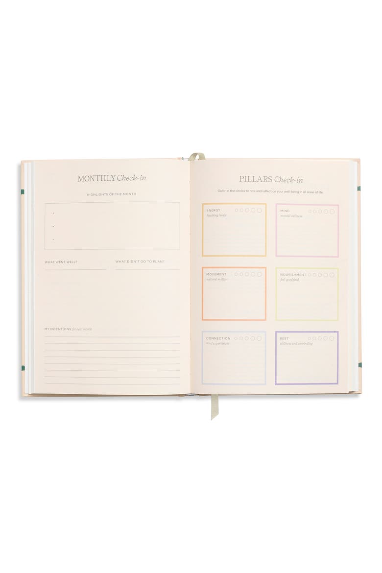 Fairy Flies Wellness Journal, Alternate, color, OPEN YELLOW
