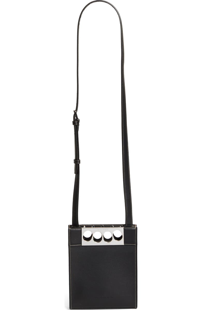 McQueen Mini The Grip Leather Tote, Alternate, color,