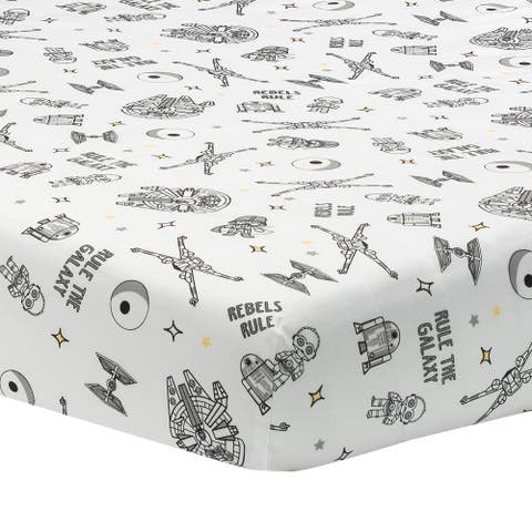 Star Wars Signature Rebels Rule Cotton Fitted Crib/Toddler Sheet