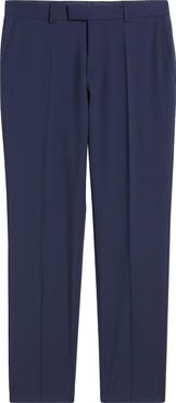 BOSS George Flat Front Wool Suit Pants