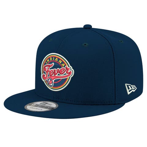 Unisex New Era Navy Indiana Fever Logo 9FIFTY Snapback Hat