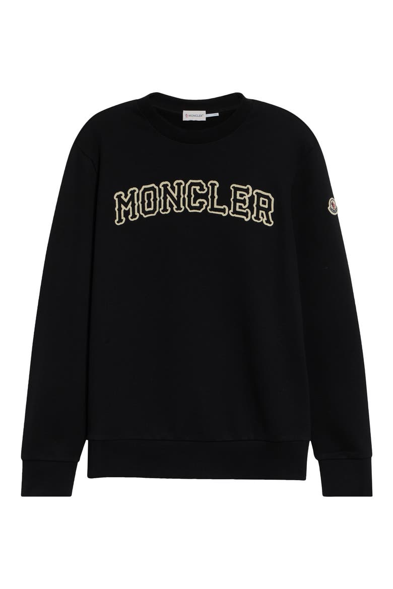 Logo Graphic Sweatshirt, Main, color, BLACK