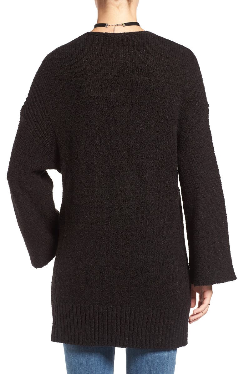 Sun & Shadow Knit Bell Sleeve Tunic, Alternate, color,