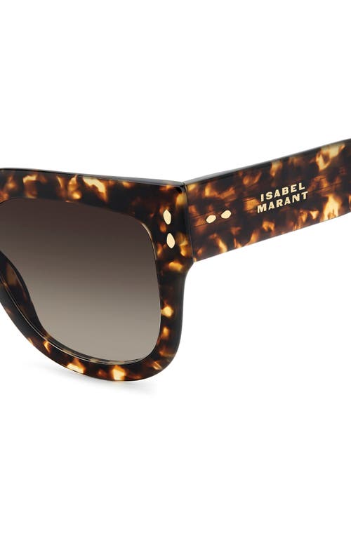 Isabel Marant 53mm Square Sunglasses In Brown