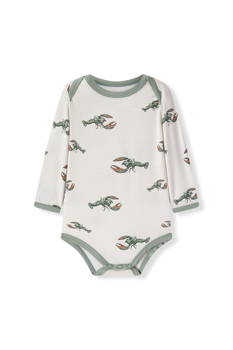 Luxe Stretch Long Sleeve One Piece, Main, color, Mint Lobster