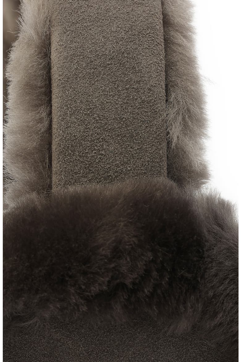 UGG® Logo Embroidered Genuine Shearling Earmuffs (Women) | Nordstrom