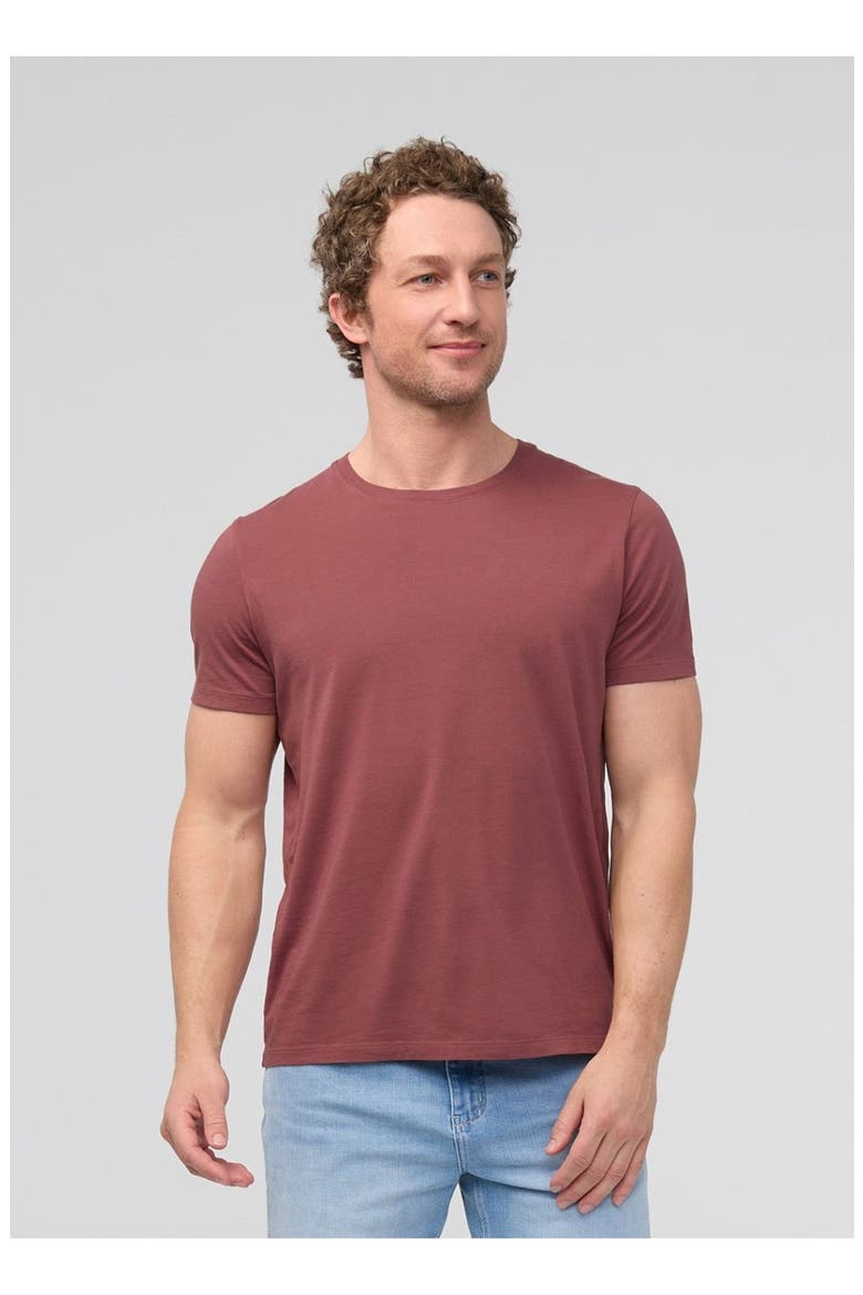 PurePima Only Tee, Main, color, Red-Clay