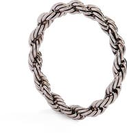 Alex and Ani Frozen French Rope Chain Ring