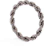 Alex and Ani Frozen French Rope Chain Ring