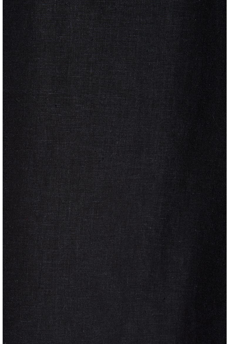 Side Slit Midi Skirt, Alternate, color, BLACK