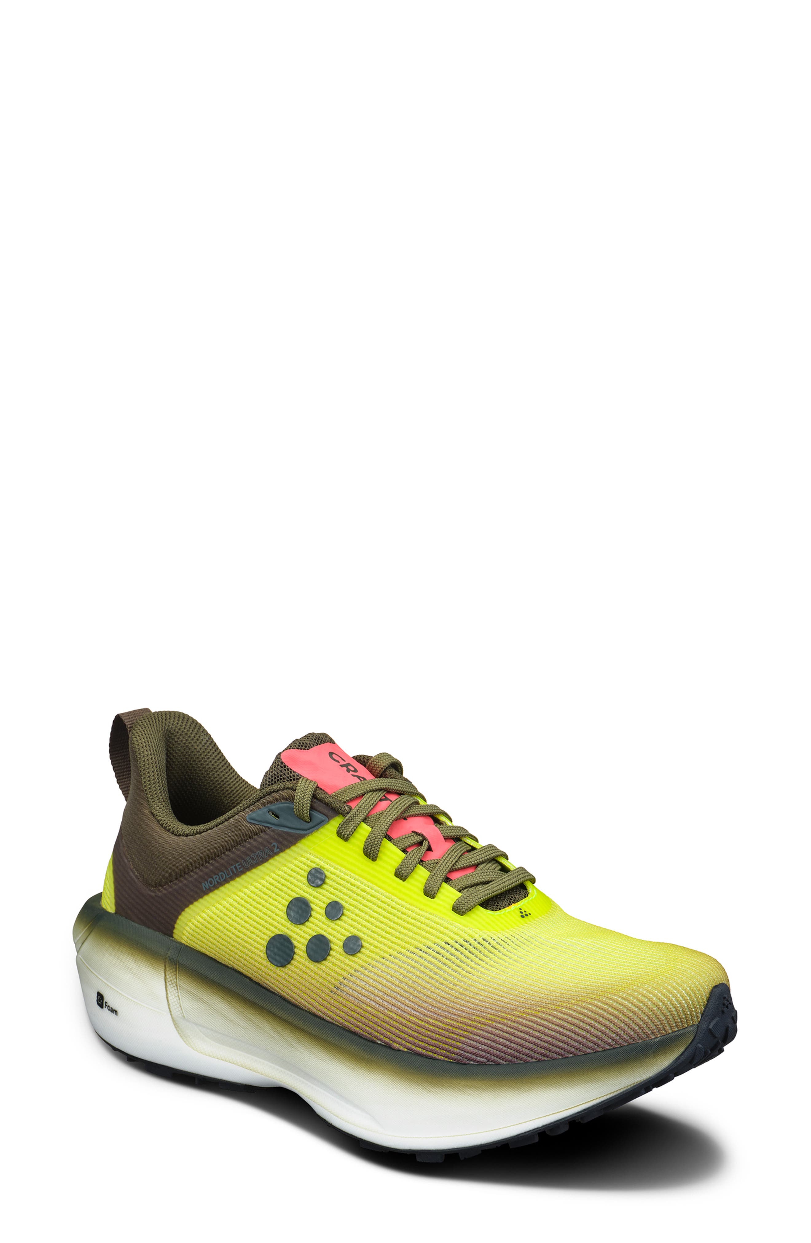 Craft Nordlite Ultra 2 Running Shoe, Main, color, Flumino/ Contrast Green