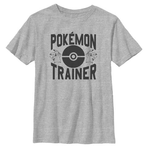 Boy's Pokemon Poke Ball Trainer  Graphic T-Shirt