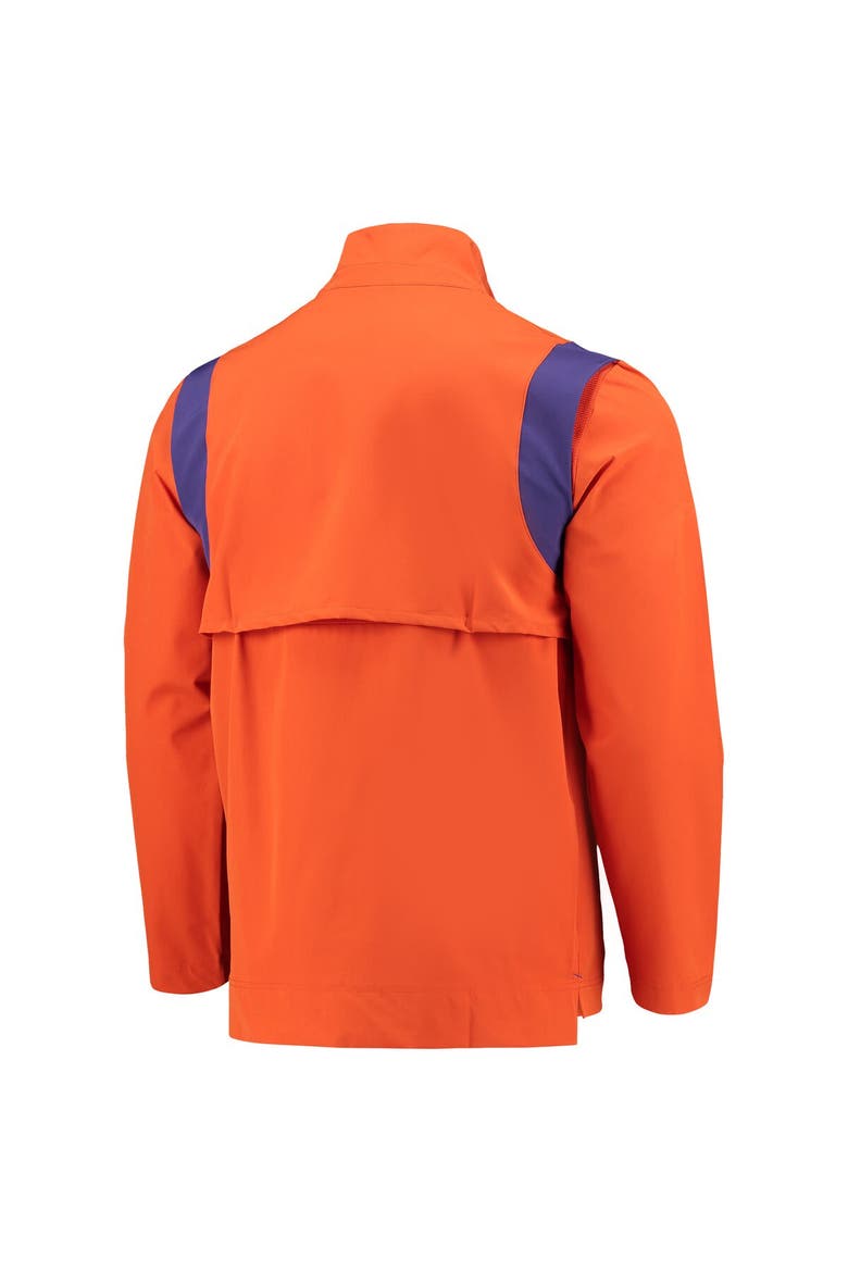 Men's Nike Orange Clemson Tigers 2021 Team Coach Quarter-Zip Jacket, Alternate, color, Orange