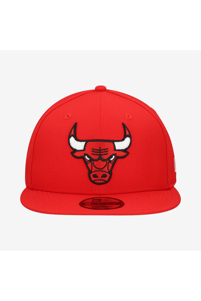 Men's New Era  Red Chicago Bulls Team 9FIFTY Snapback Hat, Alternate, color, Red