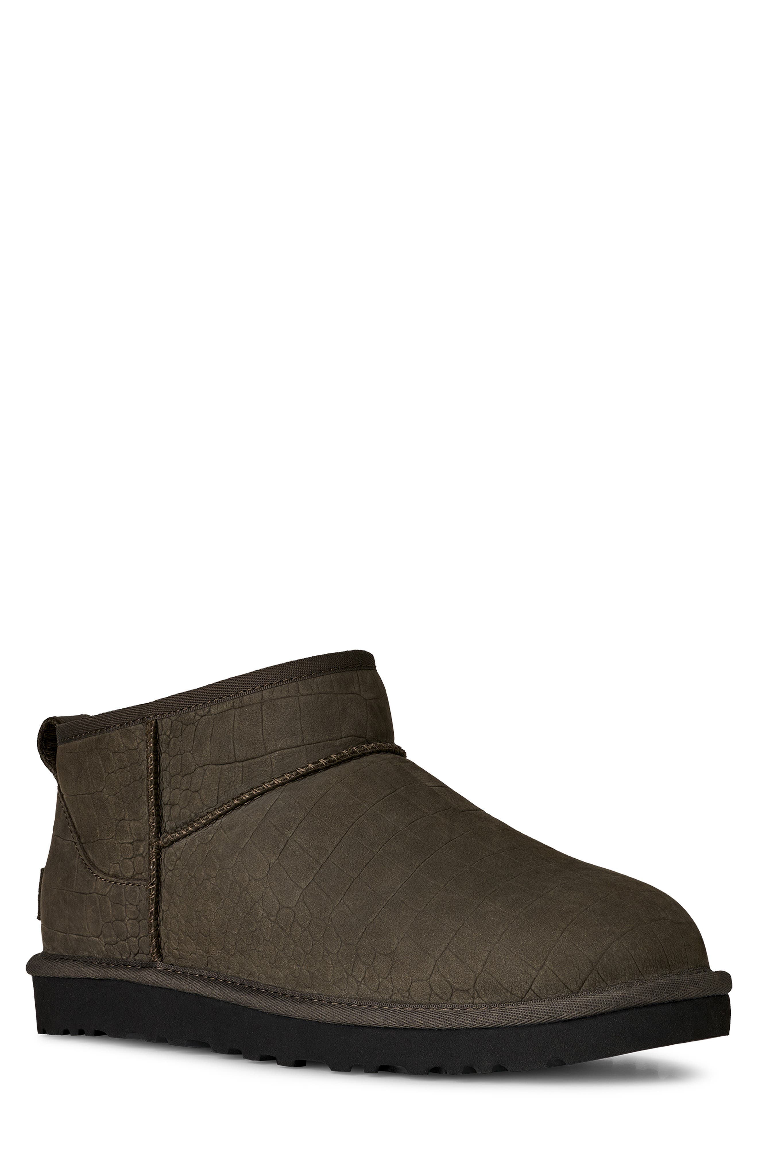 UGG<sup>®</sup> Classic Embossed Genuine Shearling Lined Boot, Main, color, 