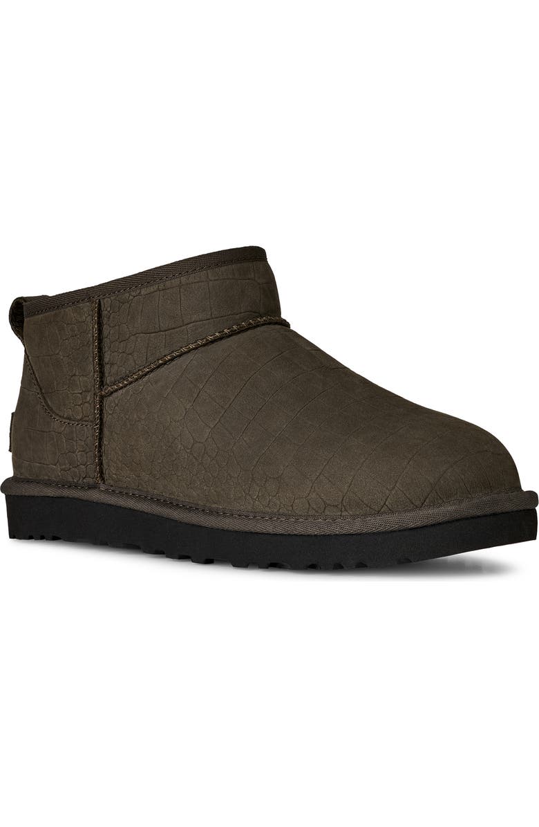 UGG<sup>®</sup> Classic Embossed Genuine Shearling Lined Boot, Main, color,