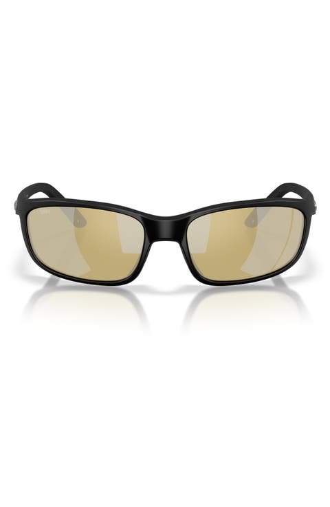 Brine II 59mm Polarized Rectangular Sunglasses