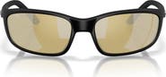 Costa Del Mar Brine II 59mm Polarized Rectangular Sunglasses
