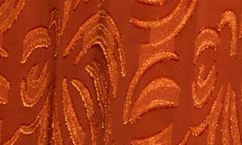 Guess Deztiny Long Sleeve Dress In Orange