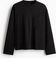 H&M Loose Fit Long-sleeved Jersey Top