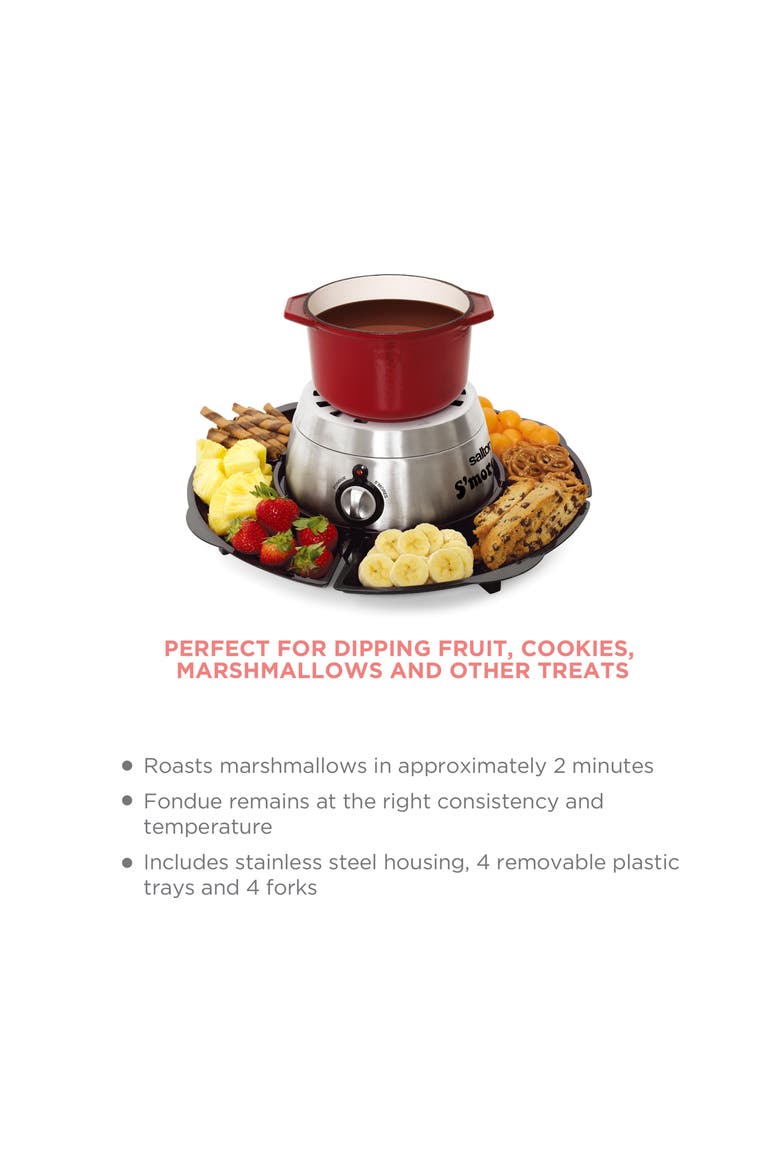 S'mores & Fondue Maker, Alternate, color, Black