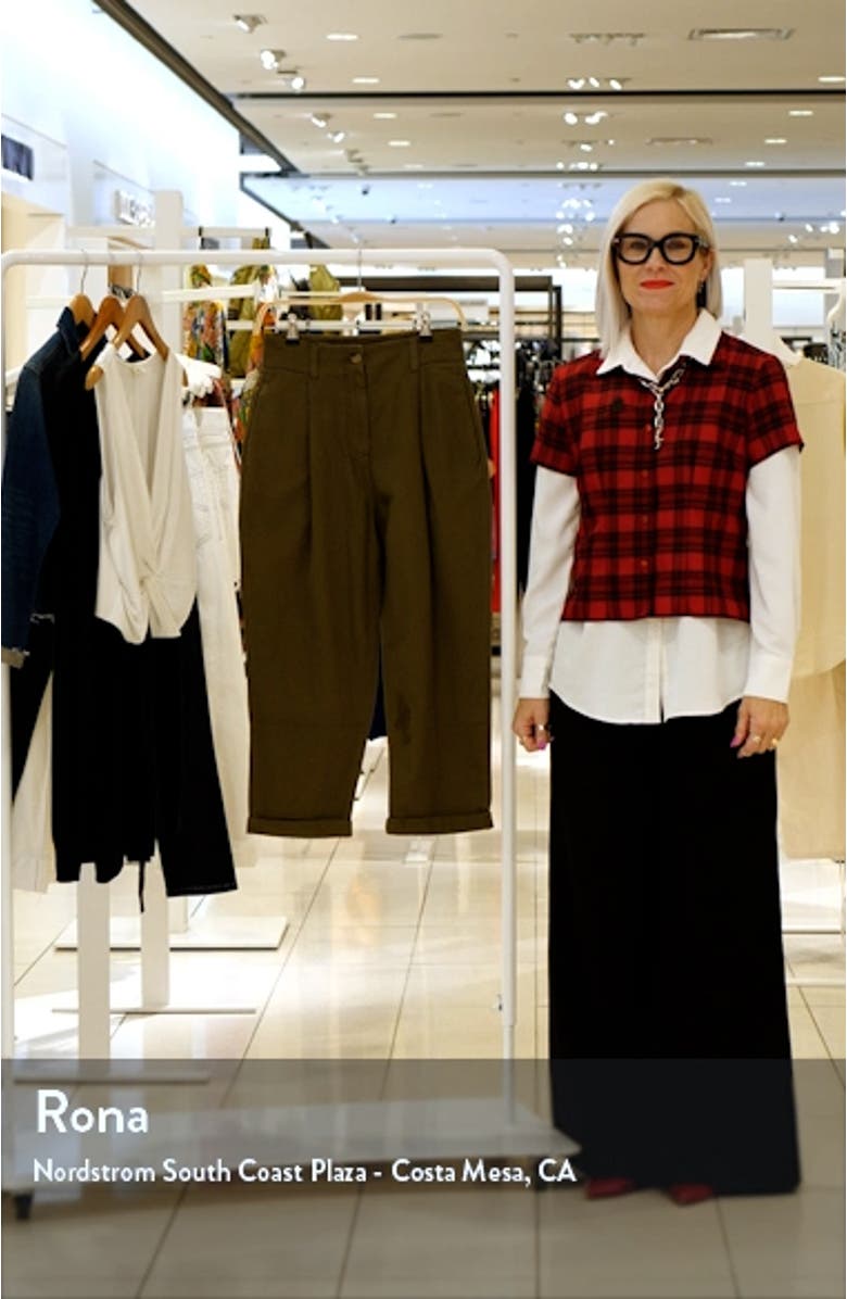 Pleated Peg Leg Trousers, sales video thumbnail