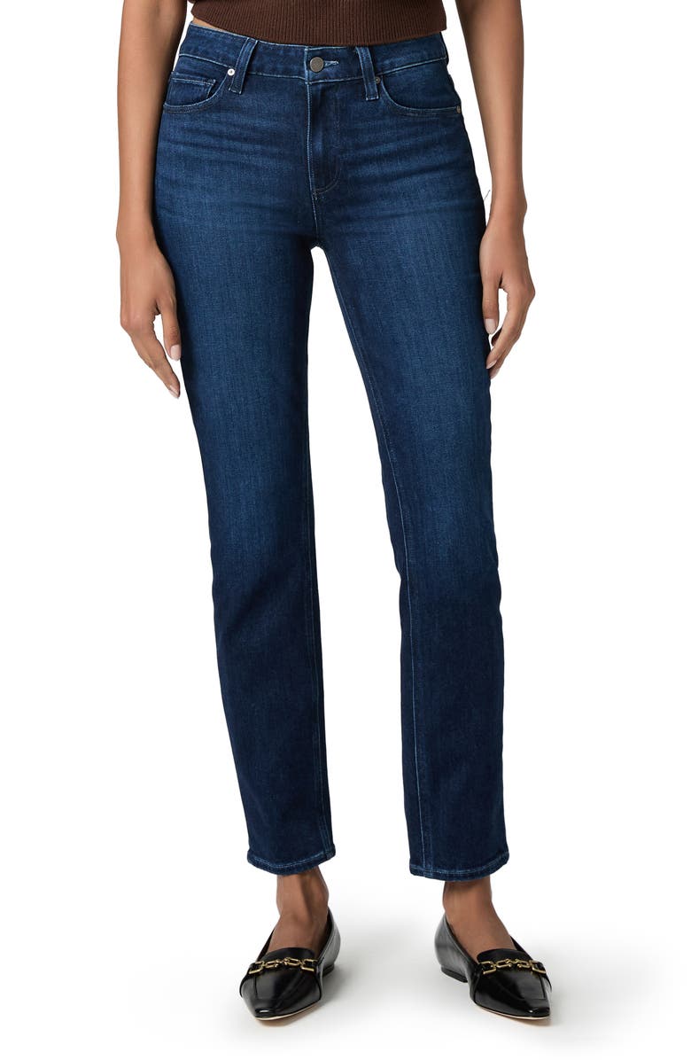 PAIGE Paxton Mid Rise Cigarette Jeans, Main, color, Glastonbury