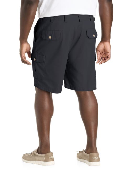 HARBOR BAY BY DXL HARBOR BAY BY DXL BIG & TALL CONTINUOUS COMFORT COTTON CARGO SHORTS