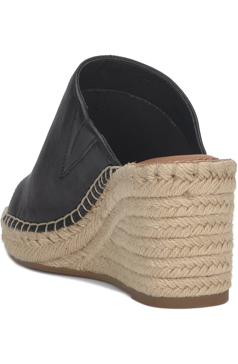 Lucky Brand Cabriah Espadrille Platform Wedge Slide Sandal, Alternate, color, Black Shsntw