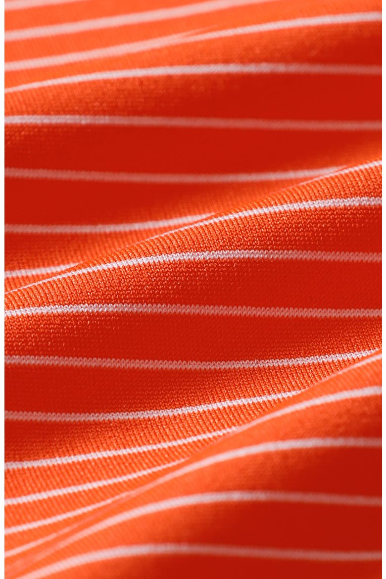 Versa Trim Fit Stripe Performance Polo, Alternate, color, ORANGE ALTERNATING STRIPE