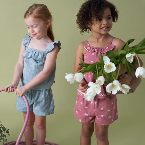 Shop Modern Moments™ By Gerber Ruffle Top And Shorts Set In Medium Rose Bouquet