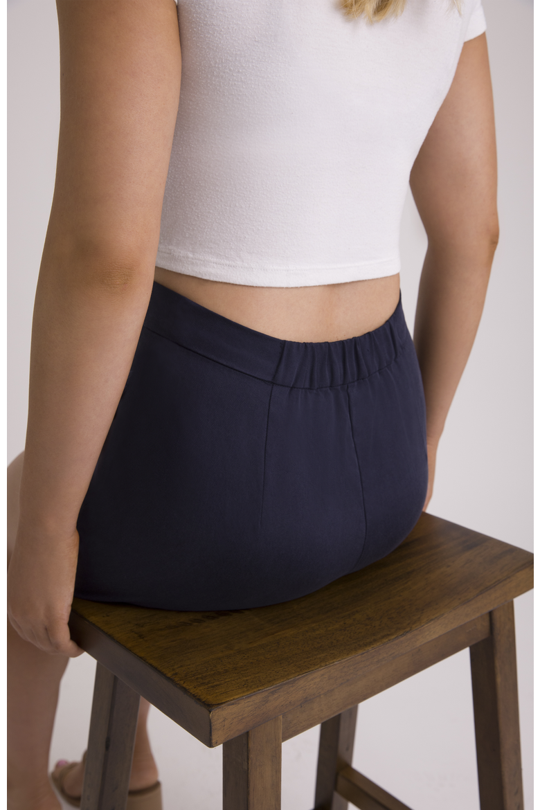 The Anywhere Short For Full Hips And Thighs, Alternate, color, Navy