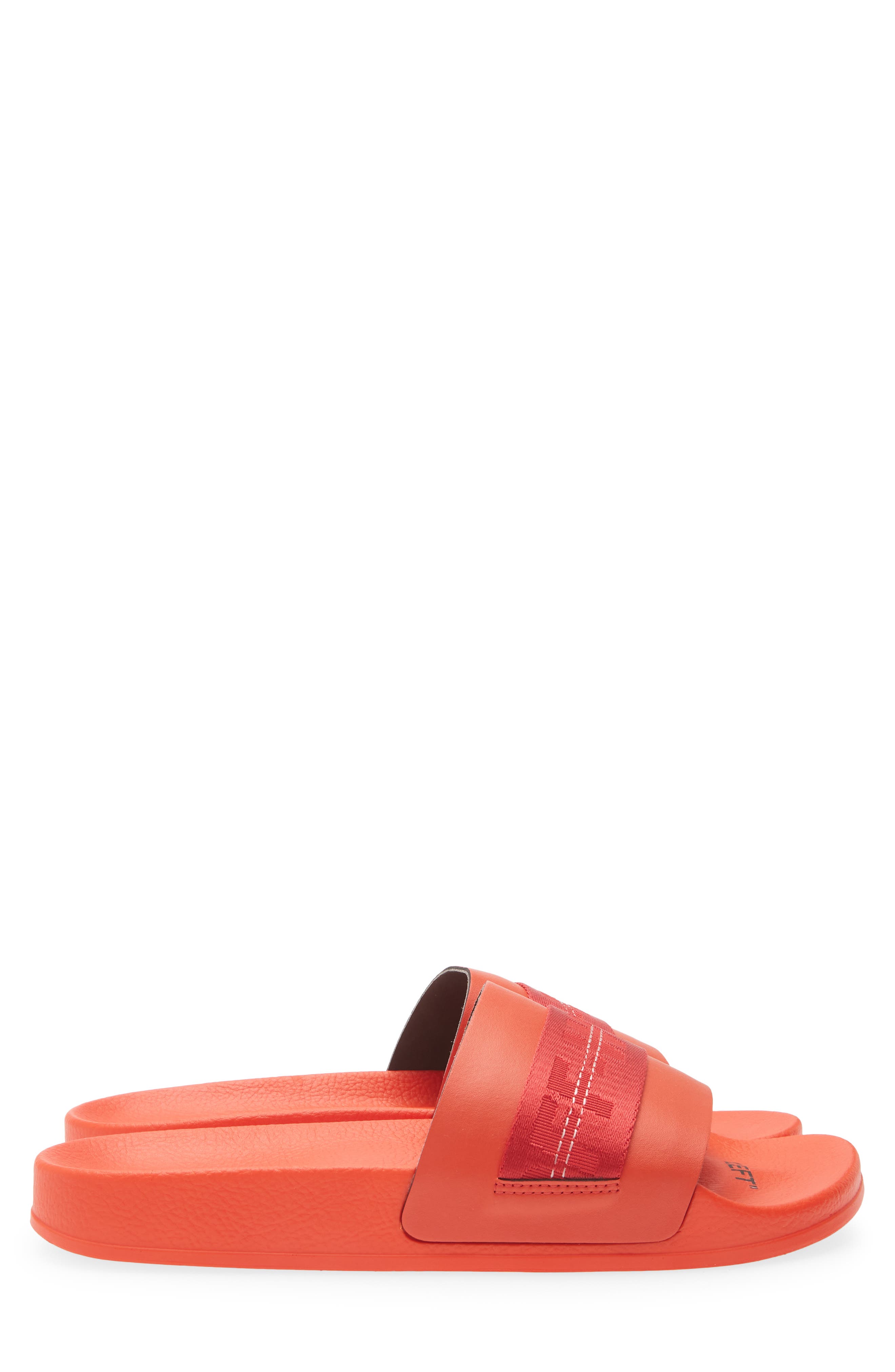 Off-White Industrial Slide Sandal, Alternate, color, Red Red