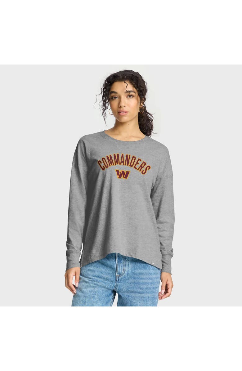 FANATICS Women's Fanatics Heather Gray Washington Commanders Hometown Legacy Long Sleeve T-Shirt, Main, color, Heather Gray