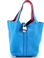 Pre-Owned Hermes Eclat Picotin Lock Bag Clemence PM