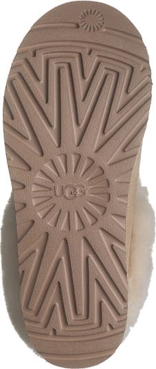 Tazzette Genuine Shearling Collar Slipper