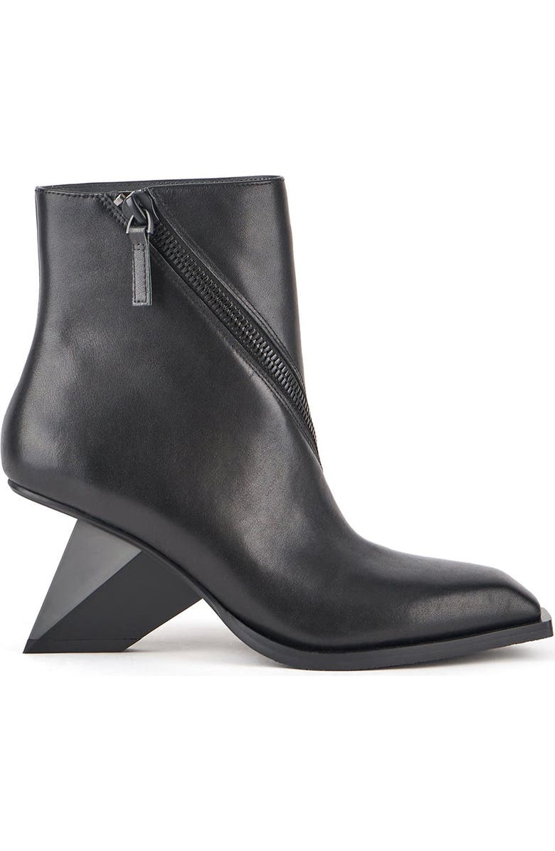 United Nude Rockit Zip Bootie, Main, color, Black